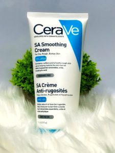 CeraVe SA Smoothing Cream For Dry, Rough & Bumpy Skin | With 10% Urea + Salicylic Acid * Dry, rough & bumpy skin কে করে soft ও smooth * Exfoliates gently (without harsh scrubbing) * Urea + Salicylic Acid dead skin দূর করে * 3 Essential Ceramides skin barrier protect করে * Fragrance free & dermatologist developed